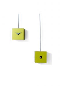 "Tutu" Hanging Cuckoo Clock - Green